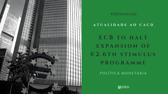 Atualidades para o CACD: Política monetária (ECB) Atualidades para o CACD: Política monetária (ECB)