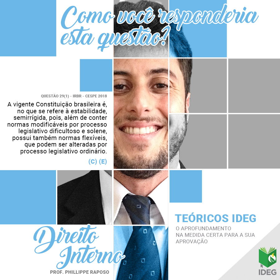 CACD Direito – Comentários da questão 29(1) – TPS 2018 CACD Direito – Comentários da questão 29(1) – TPS 2018