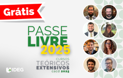 Passe Livre Cursos Teóricos IDEG 2025