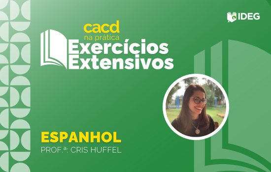 CACD na Prática Assinatura Exercícios Espanhol CACD na Prática Assinatura Exercícios Espanhol