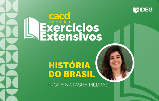 CACD na Prática Assinatura Exercícios História do Brasil