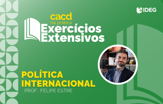 CACD na Prática Assinatura Exercícios Política Internacional