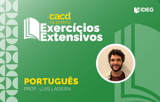 CACD na Prática Assinatura Exercícios Português CACD na Prática Assinatura Exercícios Português
