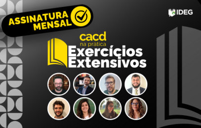 Assinatura de Exercícios Extensivos CACD na Prática