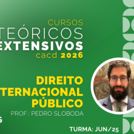 Curso Teórico Direito Internacional Público CACD 2026 Pedro Sloboda