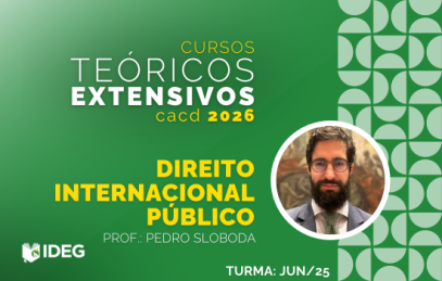 Curso Teórico Direito Internacional Público CACD 2026 Pedro Sloboda