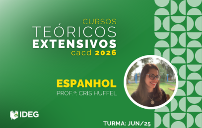 Curso teórico espanhol CACD 2026 Cris Huffel