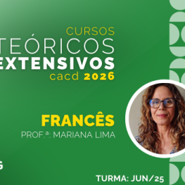 Curso teórico Francês CACD 2026 Mariana Lima