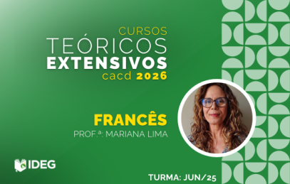 Curso teórico Francês CACD 2026 Mariana Lima