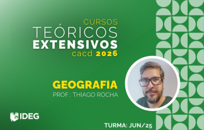 Curso Teórico Geografia CACD 2026 Thiago Rocha