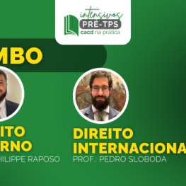 Intensivo pré-tps CACD 2025 Combo Direito