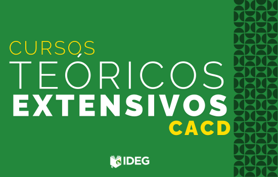 Teóricos Extensivos Metodologia e Cursos de excelência CACD