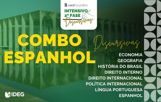 Combo espanhol Combo Espanhol Intensivo Discursivas CACD 2025 IDEG
