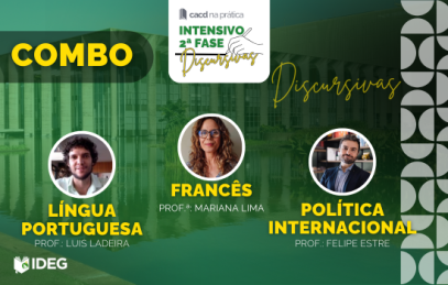 Intensivo Discusivas CACD 2025 Combo LPO + PI + FR