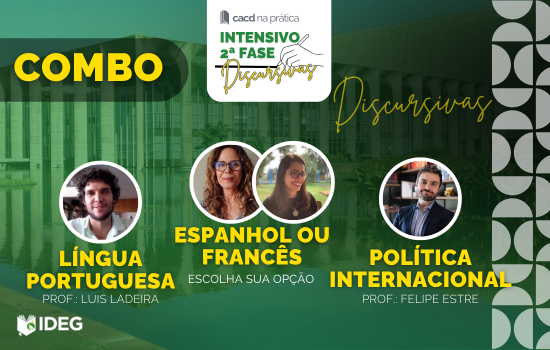 Intensivo Discusivas CACD 2025 Combo LPO + PI + Idioma Combo Discursivas Intensivo CACD 2025 LPO Idiomas PI