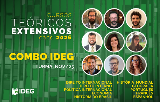 Cursos Teóricos CACD - COMBO IDEG 2026