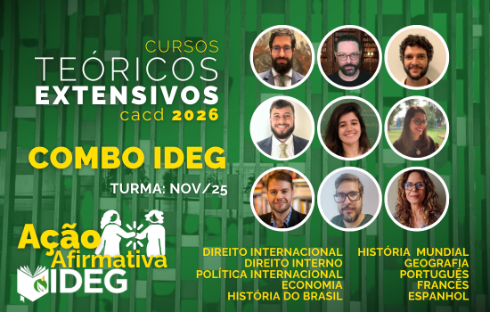 Cursos Teóricos CACD – COMBO IDEG 2026 PAA