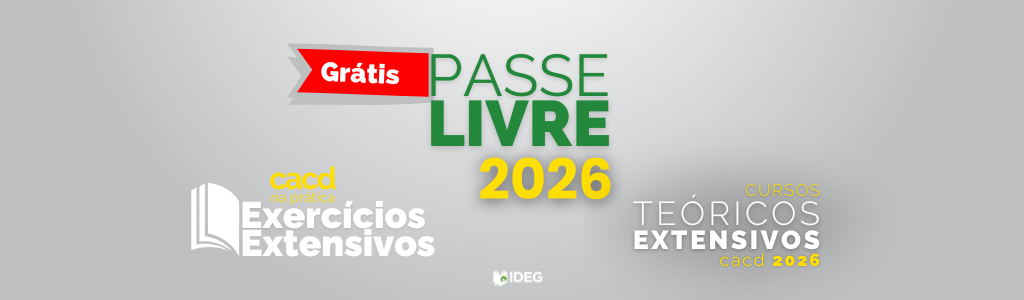 Black Friday Novembro CACD IDEG