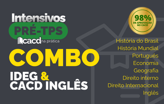 Combo Completo – Intensivo 1ª Fase – CACD 2026