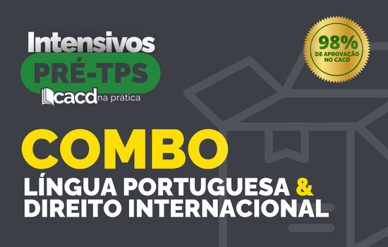 Combo Português + DIP – Intensivo 1ª Fase – CACD 2026
