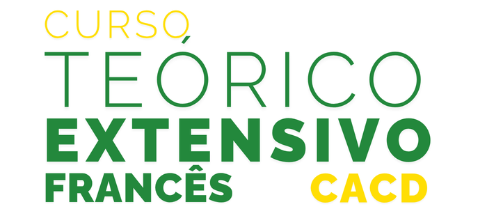 Curso Teórico Extensivo de Francês para o CACD