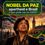 Nobel da Paz, apartheid e Brasil: o que a banca pode cobrar no CACD?