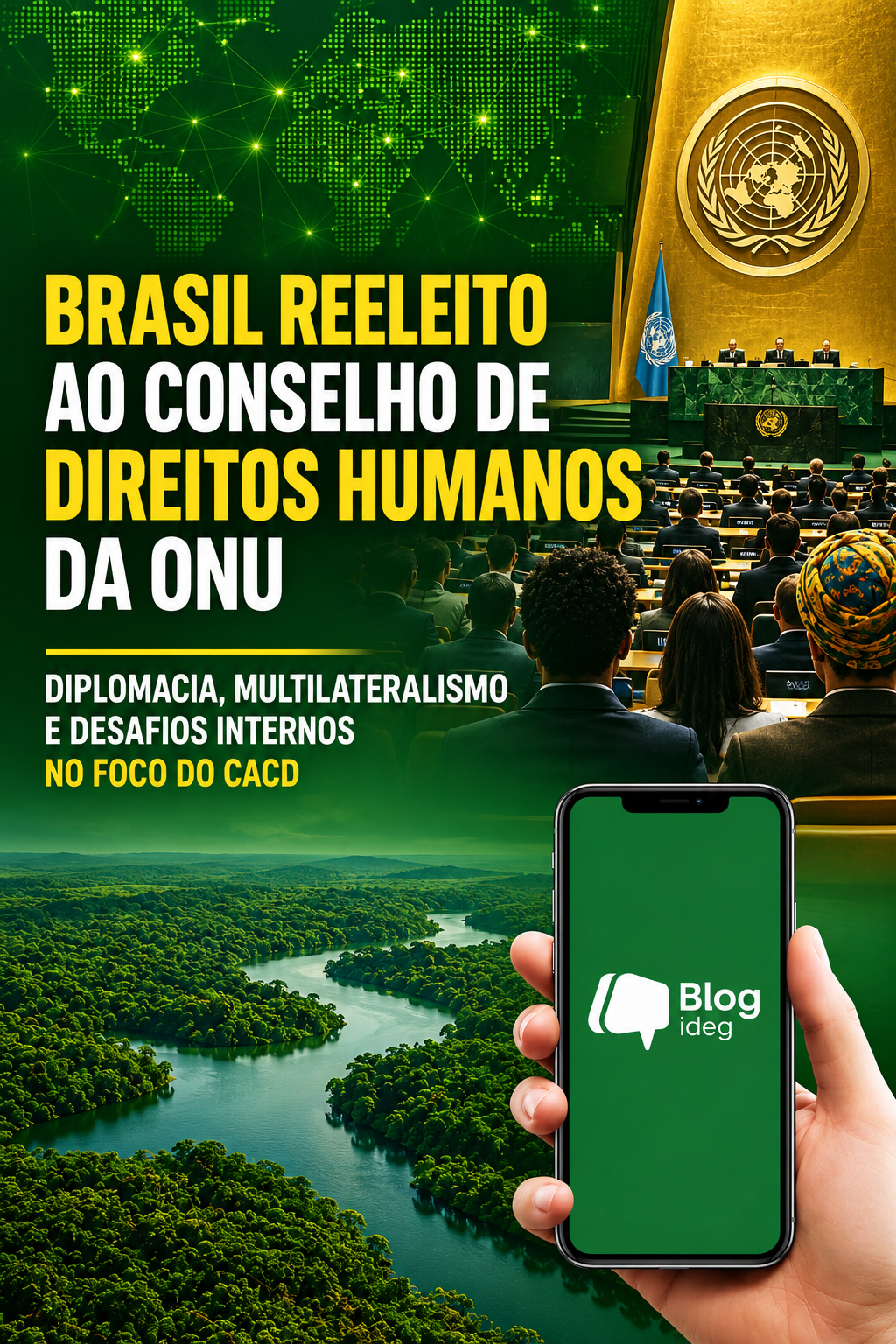 Brasil é reeleito para o Conselho de Direitos Humanos da ONU: diplomacia, multilateralismo e desafios internos